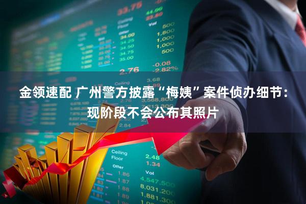 金领速配 广州警方披露“梅姨”案件侦办细节：现阶段不会公布其照片
